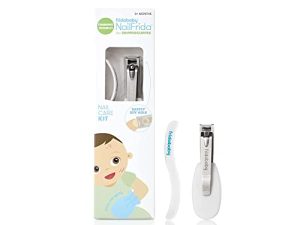 مجموعة NailFrida The SnipperClipper من Fridababy - مجموعة العناية الأساسية بالأظافر للأطفال حديثي الولادة وما فوق ، عبوة من 1