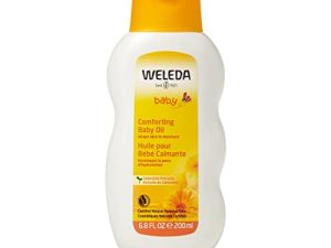 زيت الأطفال المريح Weleda Baby Calendula ، 6.8 أونصة سائلة ، العناية بالأطفال الغنية بالنباتات مع زيوت الآذريون واللوز الحلو والسمسم