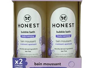 HONEST The Honest Company Bubble Bath ، اللافندر المهدئ حقًا ، 17 أونصة سائلة (عبوتان)