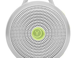 Yogasleep Hushh Portable White Noise Sound Machine For Baby ، 3 أصوات طبيعية مهدئة مع التحكم في مستوى الصوت ، حجم صغير ، إلغاء الضوضاء للمساعدة على النوم ، خصوصية المكتب ، والتأمل ، هدية التسجيل